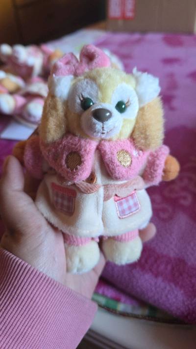 收到饼饼玩偶挂件超出预期，做工扎实细节到位，手感柔软蓬松，颜色和图片一致没有色差。送给小朋友很合适，颜值高，真心推荐~平台发货速度快~性价比绝了！