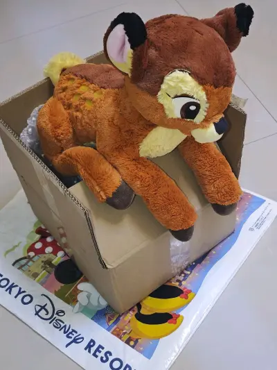 这是一次超级幸运超级幸福的购物体验！?❤️
如愿以偿拥有东京迪士尼2019年限定款小鹿斑比，特别可爱啊！从高中时候偶然刷到就特别喜欢，当时很贵，一直没入手！直到现在这款玩偶变得更加稀有，价格也水涨船高，有价无市。
国内买不到，就在挖煤姬搜索，直到刷到这位卖家，全新未...这是一次超级幸运超级幸福的购物体验！?❤️
如愿以偿拥有东京迪士尼2019年限定款小鹿斑比，特别可爱啊！从高中时候偶然刷到就特别喜欢，当时很贵，一直没入手！直到现在这款玩偶变得更加稀有，价格也水涨船高，有价无市。
国内买不到，就在挖煤姬搜