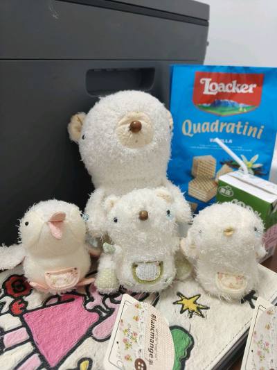 收到了挖煤姬竹蜻蜓 走了小包裹 发货很快 每个小动物都有豆袋特别可爱 成色都很新保存都很好 超级喜欢 可爱死了 推荐=