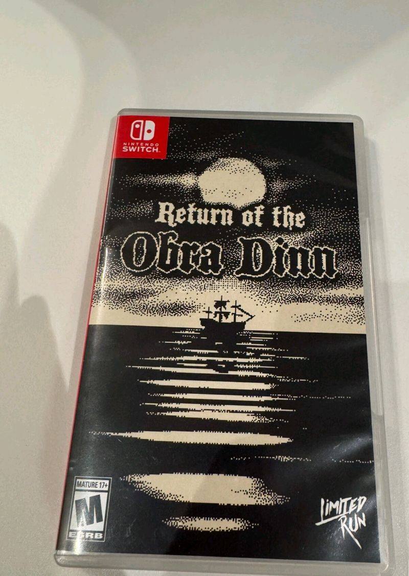 第一次海淘Switch卡带成功下车！赶上x光打折，100日元超划算～卡带成色很棒，YHM包装也很细心，平台二次包装更是安心满分。《古墓丽影》《终点教团》《Return of the Obra Dinn》三款游戏到手，非常满意。