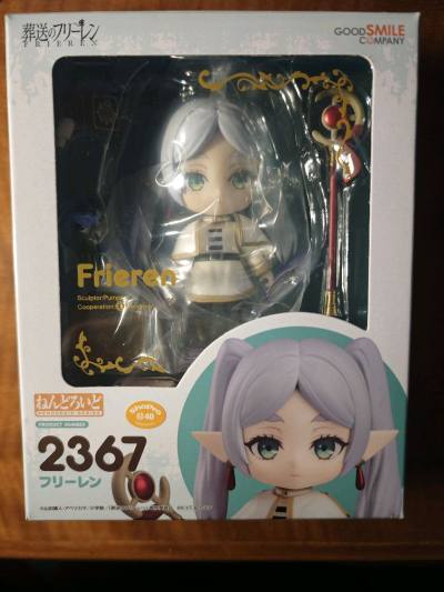 新的粘土人又到啦，是可爱的芙莉莲，到手之后非常满意啊，脸皮表情也很还原，不枉费蹲这么久，挖煤姬购物体验也非常好，下次还买。


