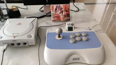 本单就买了这个世嘉dc的光学摇杆，应该是最好用的街机摇杆了。已经买了三个了，终于收到了箱说全的，成色也还不错。本次走的邮政ems，速度很快。


