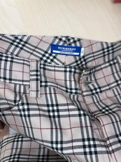 夏日休闲格子裤？Burberry！！