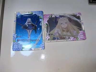 切了些小卡，配上谷美是真的合适，每天看着她们心情就会好起来。
宏伟合体的这个冰箱贴比我预计的小，真的是看到就记忆深刻的柄图，算圆了我对dxw的记忆