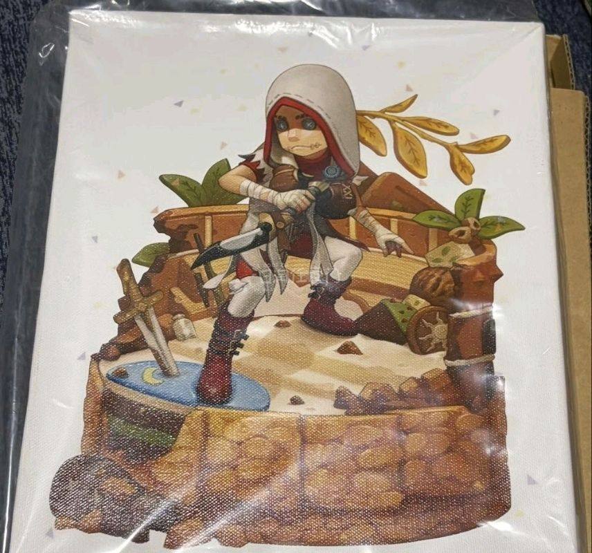 绝美的版画 单独发了一车。没想到超级给力，非常快速的到手了。包装的特别完美！！！超级喜欢这个版画，终于在挖煤姬蹲到了，火速买到，而且到货超级迅速！


