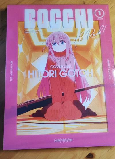 在挖煤机淘到了孤独摇滚动画蓝光光碟套装！