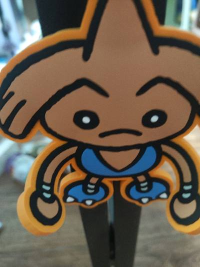 非常可爱的战武朗周边，磁性冰箱贴加可弯曲设定，还原又可爱，价格也便宜，快递速度快，优惠力度大。非常满意。