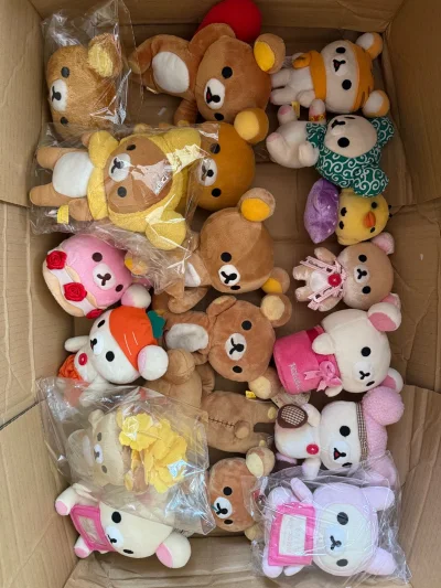 这次购物体验真的超棒！收到的轻松熊玩偶质感柔软、做工精致，款式多样又可爱，每一只都很治愈。物流速度快，包装严实无破损，客服态度也很贴心，解答问题耐心细致。整体购物过程顺畅愉快，性价比超高，已经推荐给朋友，以后还会继续回购！


