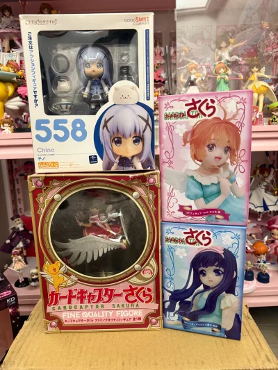 一口气拿下了点兔和小樱的手办好几个，打包的都特别好，物流运输的很快，在挖煤姬切煤真的省了好多米，感谢挖煤姬！