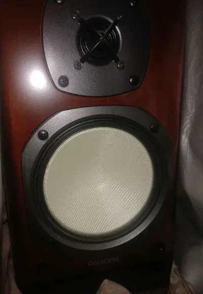 这次这套组合音响也是捡漏到的，卖家说是垃圾品处理，但是到手试了试功能都好，安桥当年的做工确实可以，虽然音箱没有分频器，但是喇叭材料都还不错