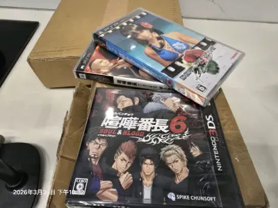 psp dead or live，喧哗番长1代和3ds版本，收集控，哈哈哈，很赞啦，都收了，都是新的，未拆封的。