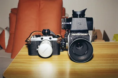 已经在挖煤姬买了很多东西了，这次有海淘了一个勃朗尼卡ectl，没想到几十年的相机功能还是好的。真的很难得