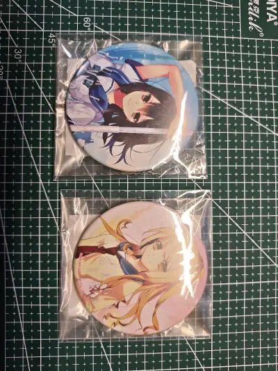 第一次代购买了刀剑神域sao的bd跟噬血狂袭的吧唧，选择了竹蜻蜓专线，速度很快，清关也很顺利喵！雪菜和浅葱可爱喵！