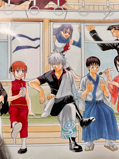 大家好，在四月初的春天很开心分享一下收到的日历。这个银魂日历是单个发的竹蜻蜓专线，比较轻所以运费也很便宜。日历页是非常长的横幅，每两个月份是一张，每张图案都很貌美。挖煤姬的打包每次都很满意。