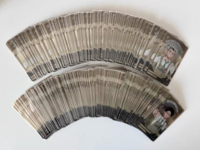 这次切的主要是透卡，同箱里还有海报，整体比较轻，所以海报没用海报筒依旧没什么大碍，感恩☺️
美美凑上百配！数量也没有缺少，基本没怎么等就到货了！下次还买?