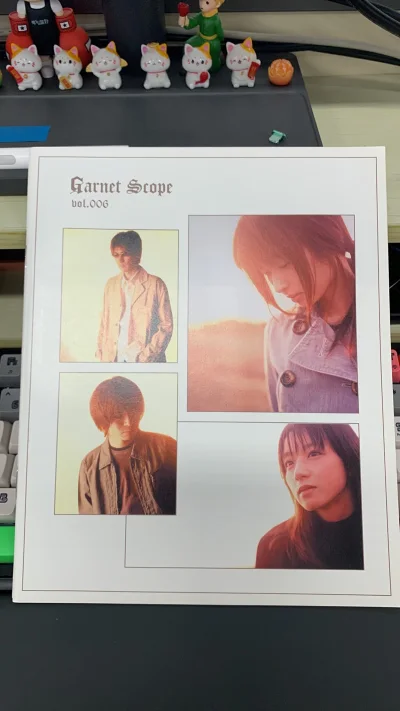 终于第三次收到了心心念念的GARNET CROW会刊，历经九九八十一难，拆单、丢东西，合单，第三个邮件收到了，完好无损，继续加油努力，期待剩下的三单，到时就可以全部集齐了！！