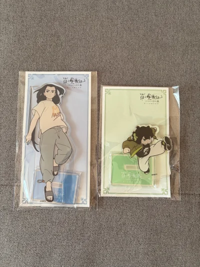 这次切了好看的立牌！太喜欢啦！因为罗小黑在日本上映，所以有国内买不到的谷，就立马在挖煤姬入手了，很速度，包装也特别好。会继续使用挖煤姬的！