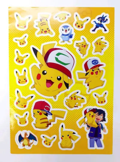 非常非常感谢挖煤姬这次让我以相当低的价格，速成好价，买到了我的梦情周边之一——帽子皮贴纸，而且不是一张，是三张，宝可梦中古周边，认准挖煤姬


