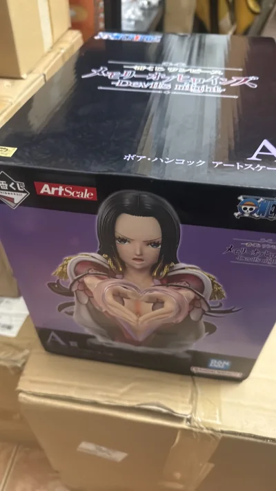 一番赏A赏恶魔之夜半身雕像的女帝get！带追视效果，工艺上突破，而且这款直有日本限定，在挖煤姬上淘到了，很方便