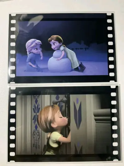 冰雪奇缘明信片书