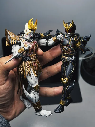 帅是真的帅，这套对于很多之前没有入手初版真骨雕空我和达古巴的朋友们来说，是非常不错的平替。目前价格回落了很多，虽然我买贵了200，但到手把玩下来是开心的。竹蜻蜓一如既往高效，值得点赞




