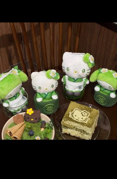 超级可爱抹茶kitty