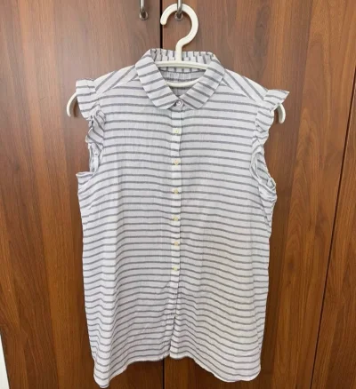 太可爱啦这些小上衣，非常喜欢，只有在挖煤姬能买得到，而且全是牌牌的，条纹、蕾丝和手帕袖子的设计深得我心～