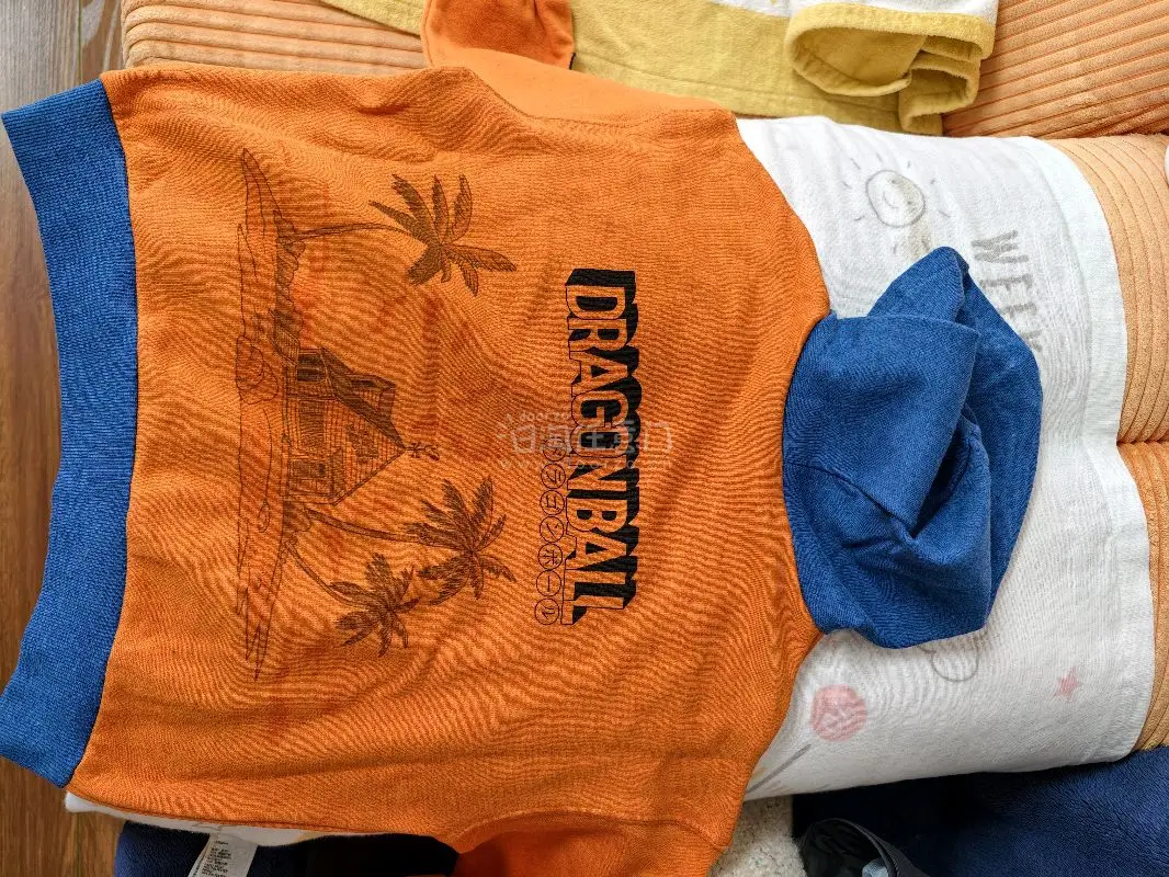 看龙珠手办，无意间看到这件breeze和龙珠的联名儿童帽衫，非常喜欢，赶紧给孩子买了一件，结果大意了没看见满一定金额才能免岛内运费?，国际快递用了EMS，非常快，满意。