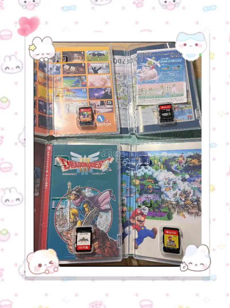 春日来临，最近在挖煤姬淘到十张任天堂switch游戏卡带，可以和好友愉快的玩游戏啦！！选的竹蜻蜓plus路线，从入库到收货，只用了一周左右，买的时候还用了优惠券省了一些钱，总体非常满意！大家快来挖煤姬快乐切煤吧！
