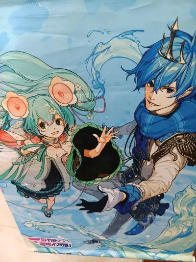 超级萌的葱和美琴挂画