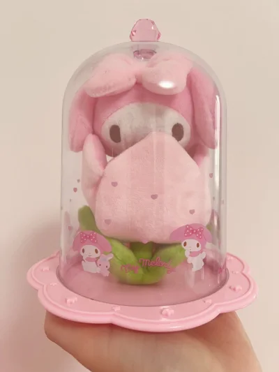 美乐蒂珠宝盒和美乐蒂花朵简直绝配，卖家搭配的就一起买来了，价格非常划算。另一个是rement红头美乐蒂，中规中矩的价格，但无奈实在太好看了，买来不后悔。