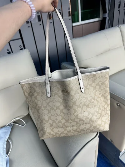 这个价格很值得 虽然肩带很受损 其他都没啥 奶茶色超级无敌耐看也很百搭 通勤没问题 容量大能装好多东西