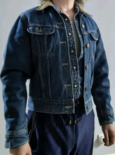 老款LEE101-J种草了很久，终于下手，到货立马试了下，稍微有点点小，只能内搭短TEE了还能穿。BB的衬衫一直性价比很高，蓝染做旧不错，通勤用很好。MFG口袋拼接神裤应该算次品牌的档案款了，品相很新。不错的三件。谢谢挖煤姬