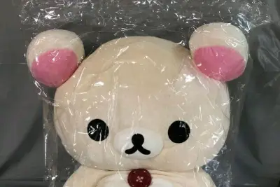 超级蓬松暄软可爱的轻松熊LL号熊妹，适合摆着抱着睡觉，很好rua，挖煤姬竹蜻蜓速度快，箱子大，泡沫多。