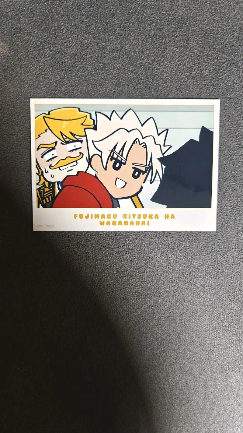 挖煤姬春日好物分享！这次切到一堆fgo藤丸立香不知道的相卡，一直没抽齐，现在终于拿到手！
日淘任意门海淘安全get！挖煤姬响应下单快捷顺畅，物流可追踪，打包安全，货物无损顺利到手！