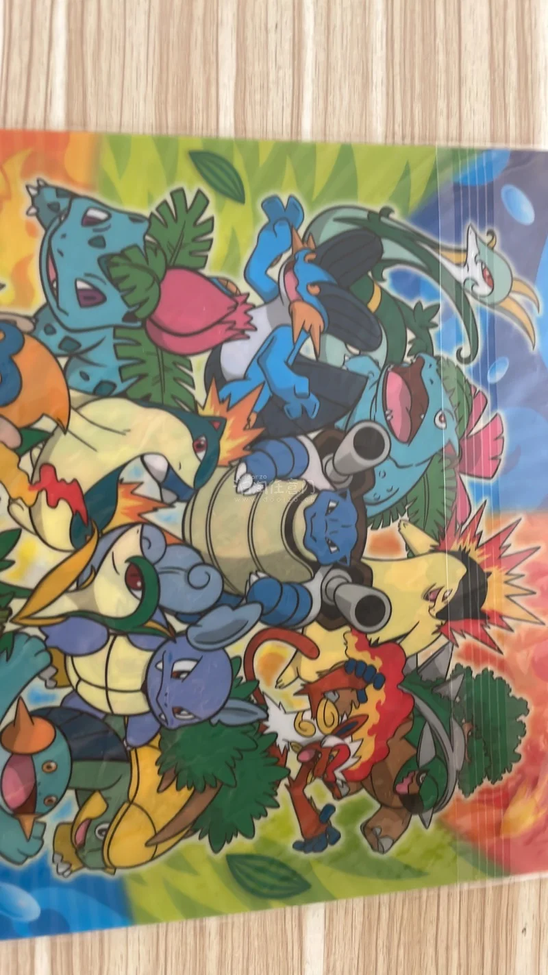 宝可梦 口袋妖怪 历代地区最初拿到的宝可梦 御三家 文件夹 全进化链集合，pc中心 集齐了关都、城都、丰缘、神奥、合众5个世代的草 火 水三大初始精灵 感谢挖煤姬代购