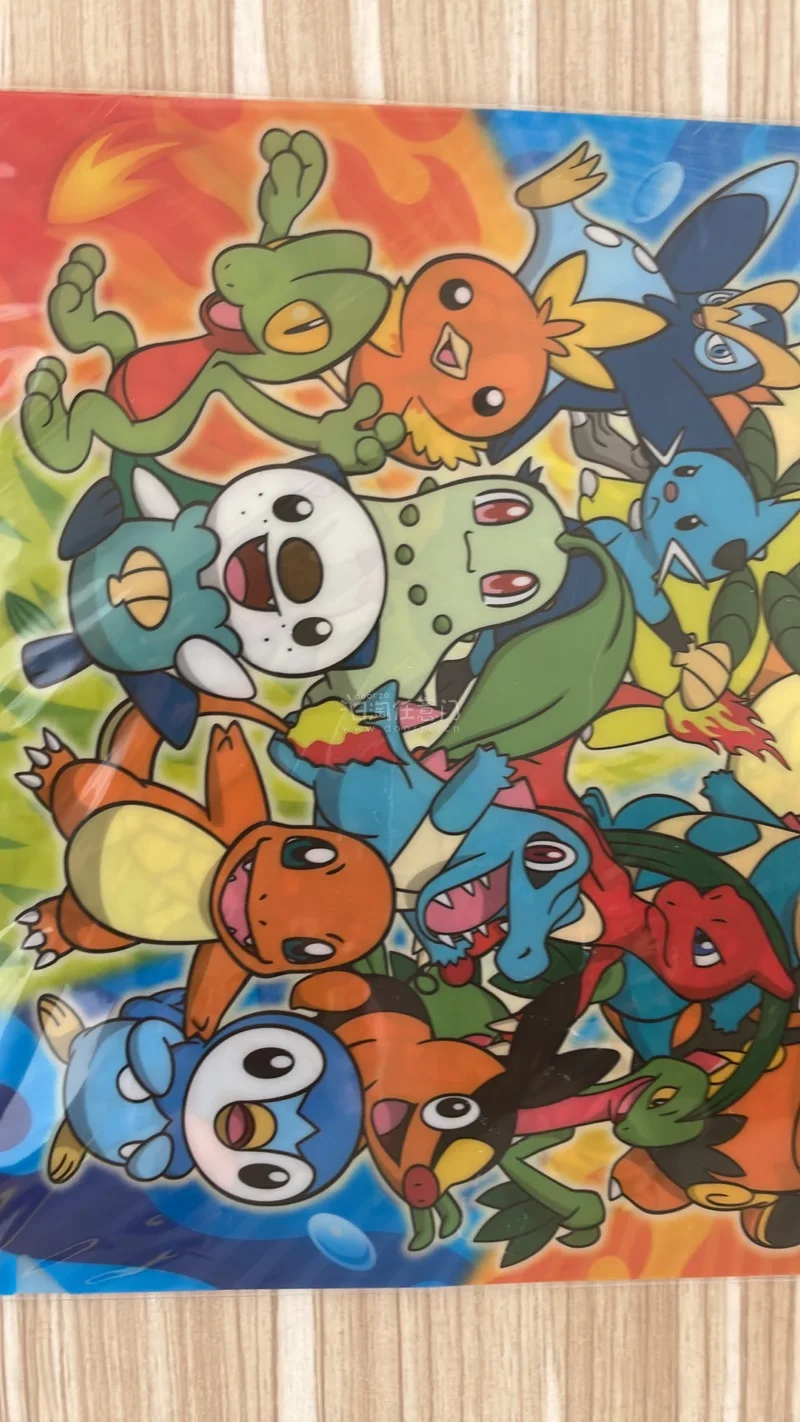 宝可梦 口袋妖怪 历代地区最初拿到的宝可梦 御三家 文件夹 全进化链集合，pc中心 集齐了关都、城都、丰缘、神奥、合众5个世代的草 火 水三大初始精灵 感谢挖煤姬代购
