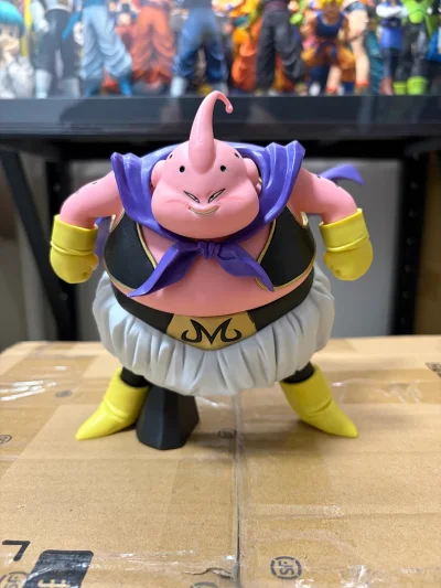 这次日淘入手的胖布欧手办太惊喜了！造型还原度拉满，粉胖身形、标志性M腰带和邪笑都超到位，漆面均匀无溢色，质感扎实。物流比预期快很多，包装严实无磕碰，到手完美无瑕，日淘体验直接拉满，龙珠粉闭眼冲！