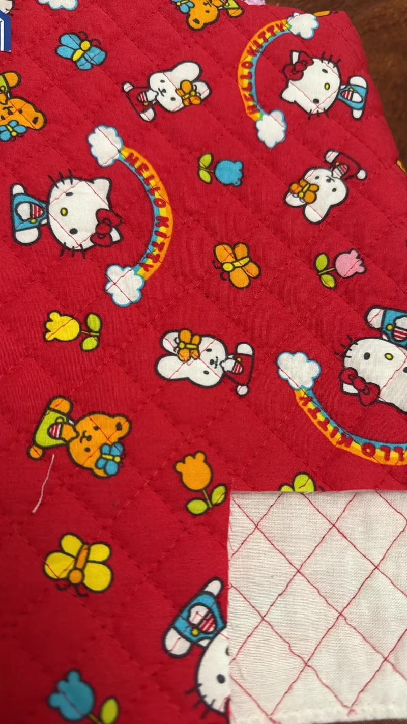 这次收到的snoopy布料，太好看了，太喜欢啦，kitty也是好看的，还收到了美少女的美美布料，早知道多买点了
