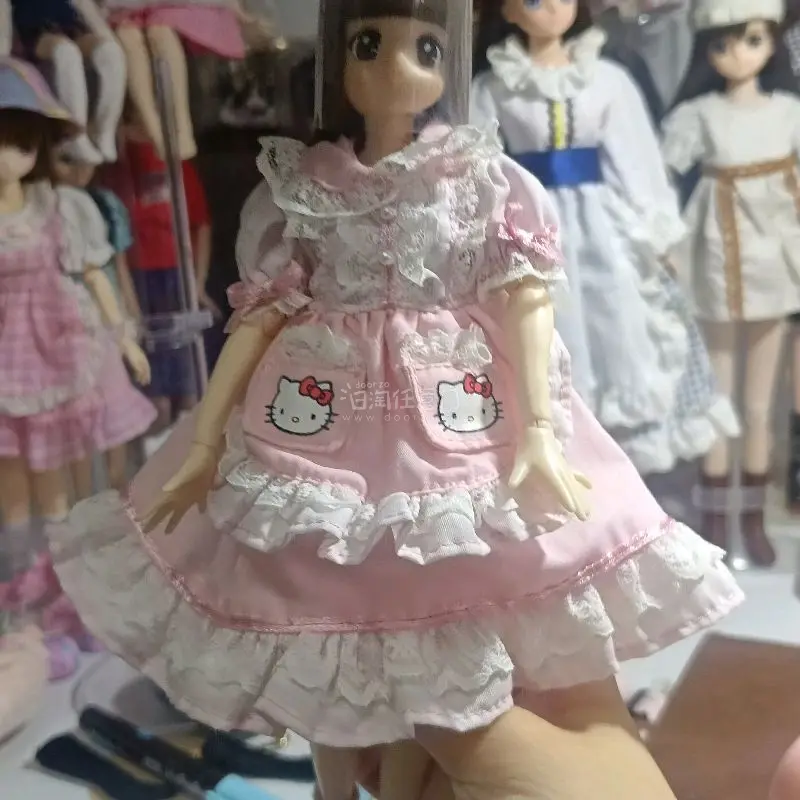 日淘购入的娃衣真的太惊喜了！做工非常精致，走线工整无线头，面料柔软亲肤，版型超正，穿上超合身。颜色和图片完全没色差，细节设计满满，颜值超高。包装严实无破损，物流速度也很稳，性价比超高，太满意了，已经收藏店铺，下次还会继续冲！