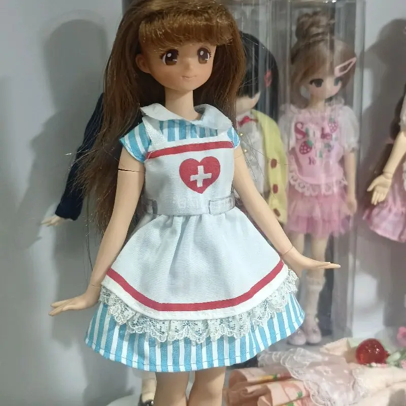 日淘购入的娃衣真的太惊喜了！做工非常精致，走线工整无线头，面料柔软亲肤，版型超正，穿上超合身。颜色和图片完全没色差，细节设计满满，颜值超高。包装严实无破损，物流速度也很稳，性价比超高，太满意了，已经收藏店铺，下次还会继续冲！