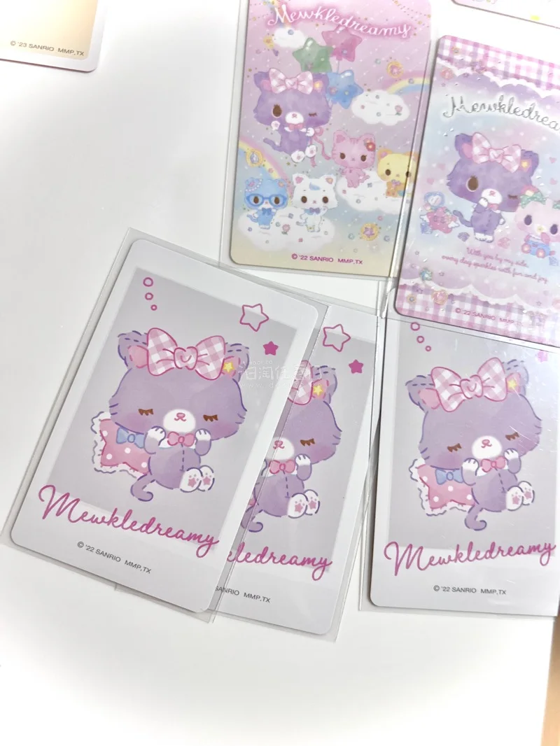 好价切到三丽鸥家冷门梦幻小猫咪卡片 很美很萌很梦幻很喜欢，好想再多切一点！感谢挖煤姬帮挖～感谢给力竹蜻蜓～