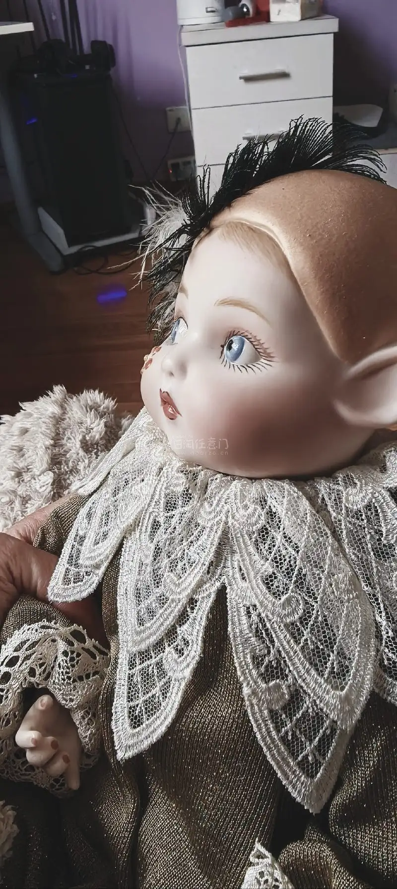 超可爱的陶瓷娃娃，包装到位，安全到家啦，一开始还很担心会不会损坏，特意拍了开箱视频，这款娃娃真的很美貌，淘到好东西真是让人惊喜