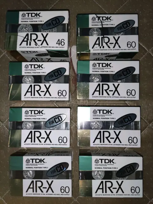 TDK AR-X磁带，一直都想买这款磁带这次终于拿下了，25盘，包装没有问题封贴也没有损坏，嘎嘎新TDK AR-X