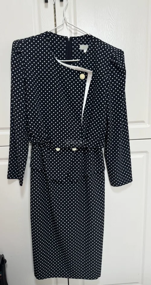 超级好看的波点连衣裙