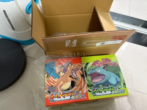 终于顺利收到心仪的宝可梦火红叶绿套装！从下单到收货全程体验感绝佳，原装礼盒精致完整。外包装加固扎实，长途跨海运输没有任何磨损破损，正版品相绝佳，海淘过程安心又省心，一次非常完美的收藏购入！