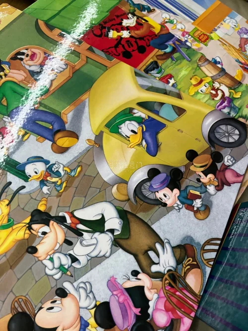 这次又是到了一大箱米奇的周边，品类各种都有，最喜欢的莫过于那几本米奇大相册，真的超级无敌大一本，物流海运还蛮快的