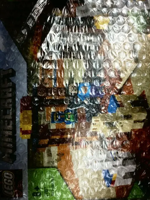 这次买了两盒乐高，走的是竹蜻蜓路线，虽然由于排队的原因耽误了一些时间，但依旧比较快得送达了，包装得也非常好