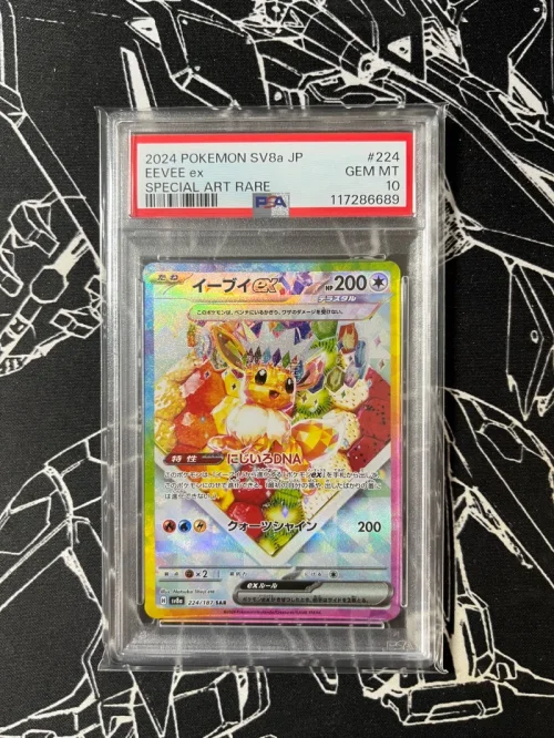 国内价格稳步上涨，煤炉还是有好价的，用完券，算上运费税费都比国内便宜！所以果断入手了一张鬼斯的ar以及隐藏伊布的psa10！太漂亮了！