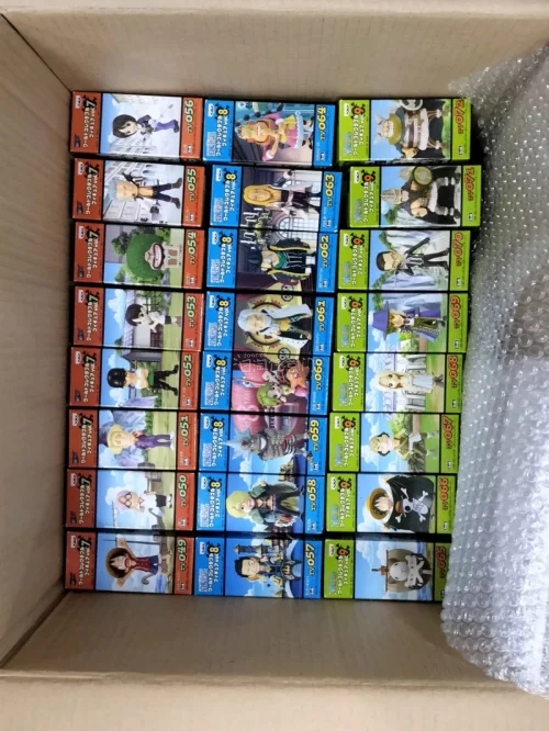 又来任意门淘货啦，大爱wcf，果断入了这一大套。虽然到手有一点点运损，但架不住价格真的不错，盒子也没啥压的，运气还行，希望多来一点大额优惠券，如果能自己填报报关单就好了，海关收税太夸张了…折合下来少划算。